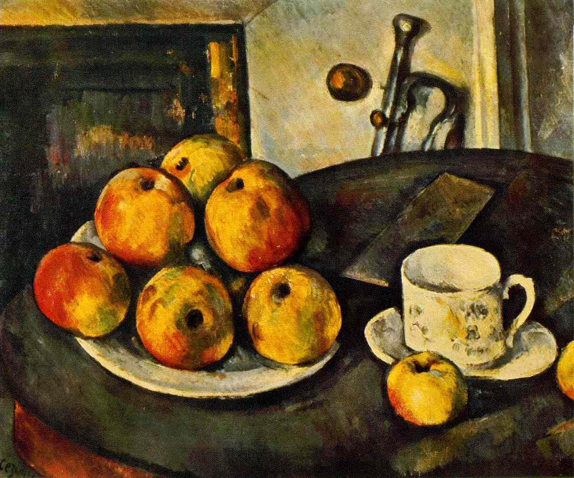 Paul Cézanne - Stilleben mit Äpfeln (1890) - Öl auf Leinwand