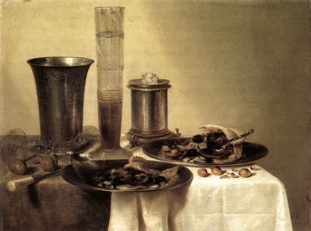 Willem Claesz Heda - Frühstücks-Stilleben (1637) - Öl auf Holz - 44x56 cm - Louvre, Paris