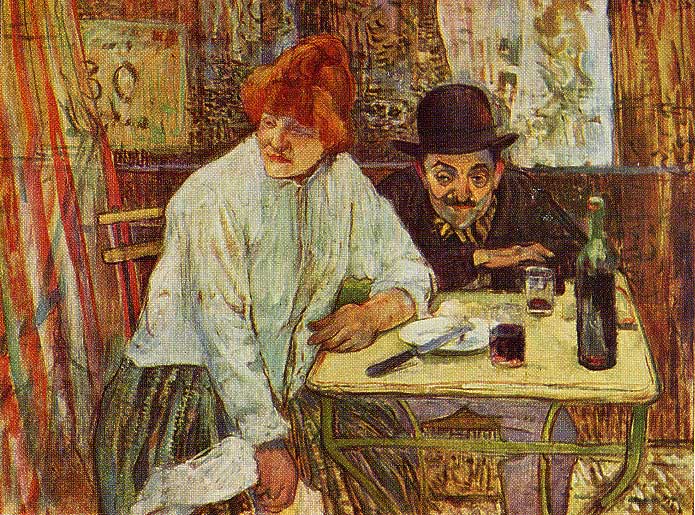 Henri de Toulouse-Lautrec - A la Mie (1891) - Gouache und Aquarell - 50x70 cm - Museum of Fine Arts, Boston