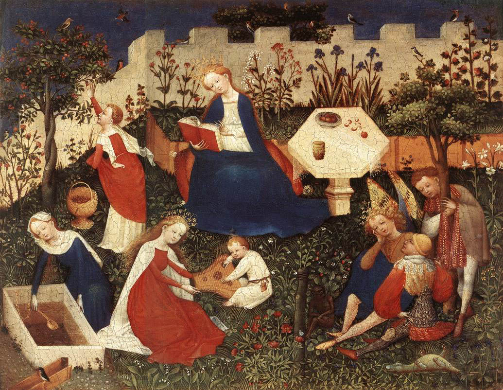 Unbek - The Garden of Eden - ca. 1410 - Tempera on Wood - 26x33 cm - Städelsches Kunstinstitut, Frankfurt