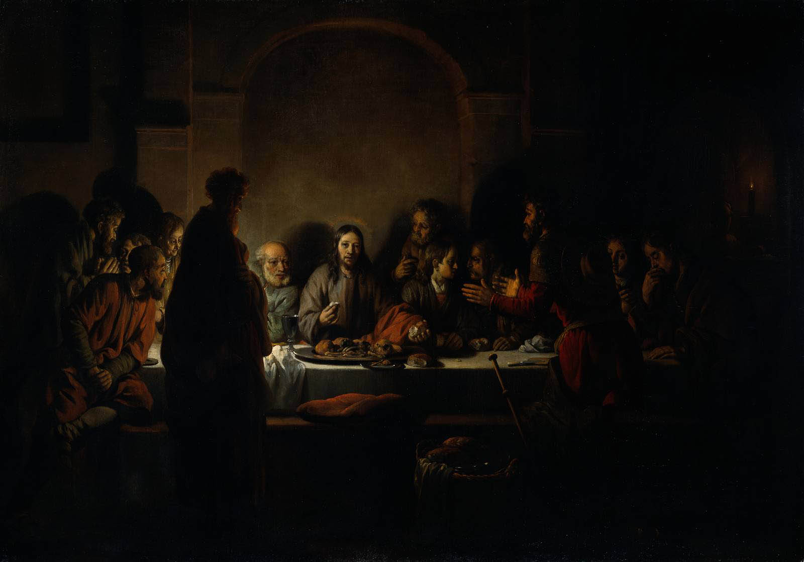 Gerbrand van den Eeckhout - The Last Supper - 1664 - Oil on Canvas - 100x142 cm - Rijksmuseum Amsterdam