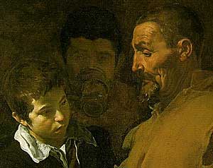 Portraits aus "Der Wasserverkäufer von Sevilla" von Velázquez