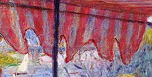 Ellen André, Maggiolo und Caillebotte aus "Das Frühstück der Ruderer" von Pierre-Auguste Renoir
