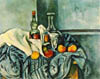 Paul Cézanne - Stilleben mit Pefferminzflasche (1890-94)
