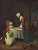 Jean-Baptiste-Siméon Chardin - Das Gebet vor dem Essen (1744)
