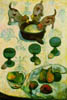 Paul Gauguin - Stilleben mit drei Welpen (1888)