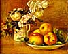 Pierre-Auguste Renoir - Les pommes et fleurs (ca. 1895-96) - Öl auf Leinwand - L'Hermitage, St. Petersburg