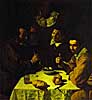 Diego Velázquez - Drei Männer am Tisch (ca. 1618)