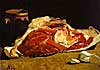 Claude Monet - Stilleben: Ein Stück Rindfleisch