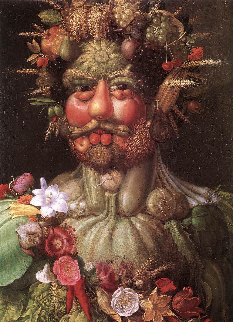 Giuseppe Arcimboldo - Vertemnus - 1591 - Oil on Panel - 71x58 cm - Skoklosters Slott, Stockholm