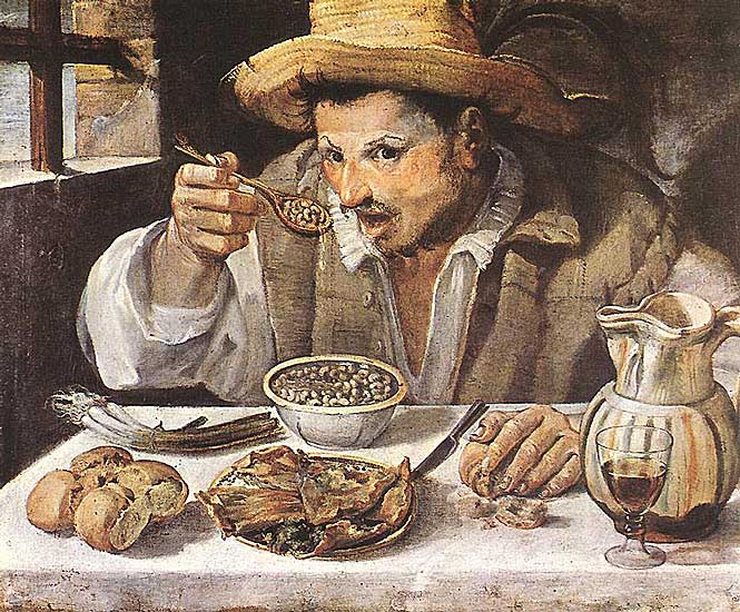 Annibale Carracci - The Beaneater - 1580-90 - Oil on Canvas - 57x68 cm - Galleria Colonna, Rome