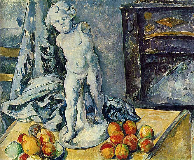 Paul Cézanne - Stilleben mit Gips-Cupido (1895) - 63x81 cm - Nationalmuseum, Stockholm