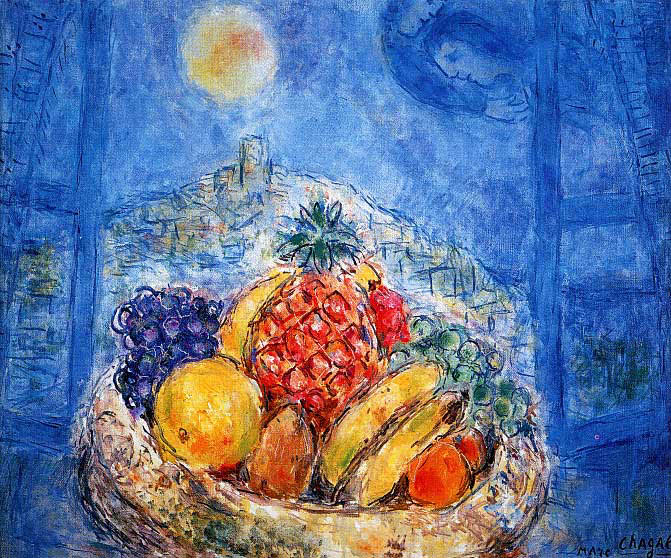 Marc Chagall - Fruchtschale