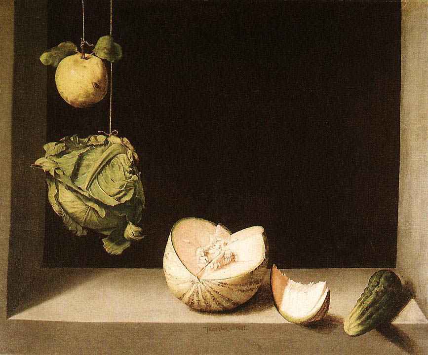 Juan Sanchez Cotán - Stilleben (ca. 1600) - Öl auf Leinwand - 69x85 cm - Museum of Art, San Diego