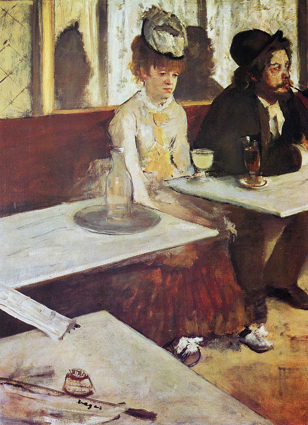 Edgar Degas - Absinthe - 1876 - Oil on canvas - 92x68 cm - Musee d'Orsay, Paris