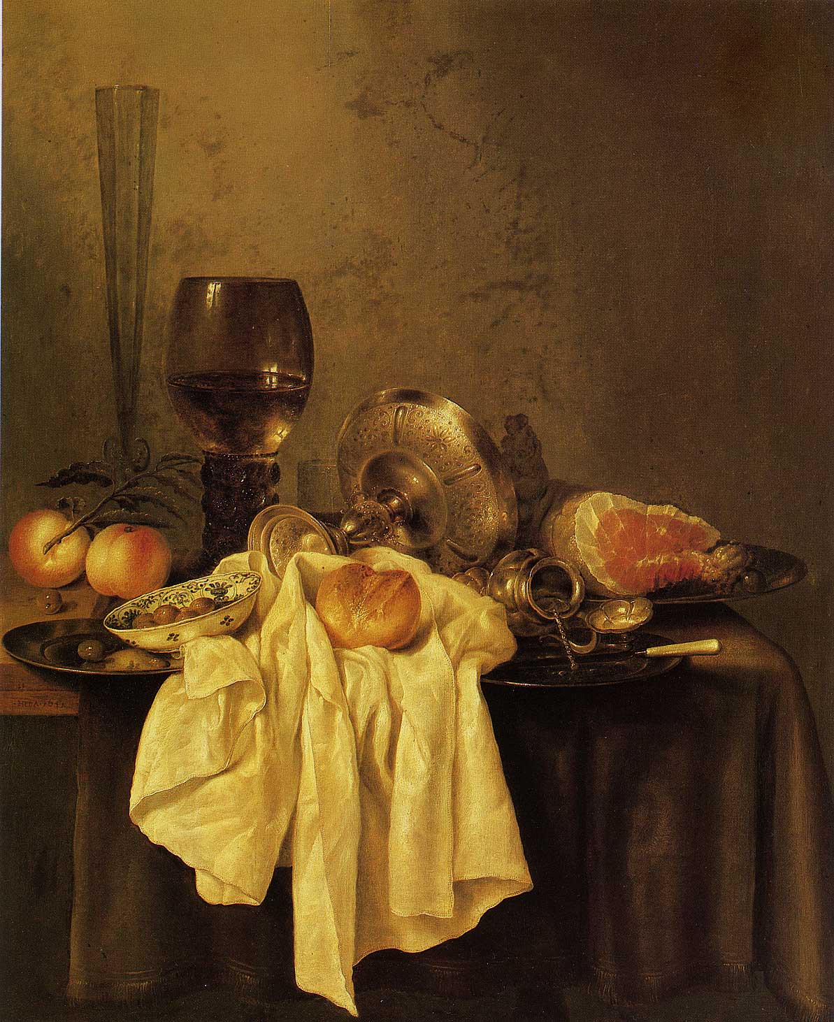 Willem Claesz Heda - Stilleben (1651) - Öl auf Holz - 99x83 cm - Fürstliche Kollektion von Lichtenstein, Vaduz