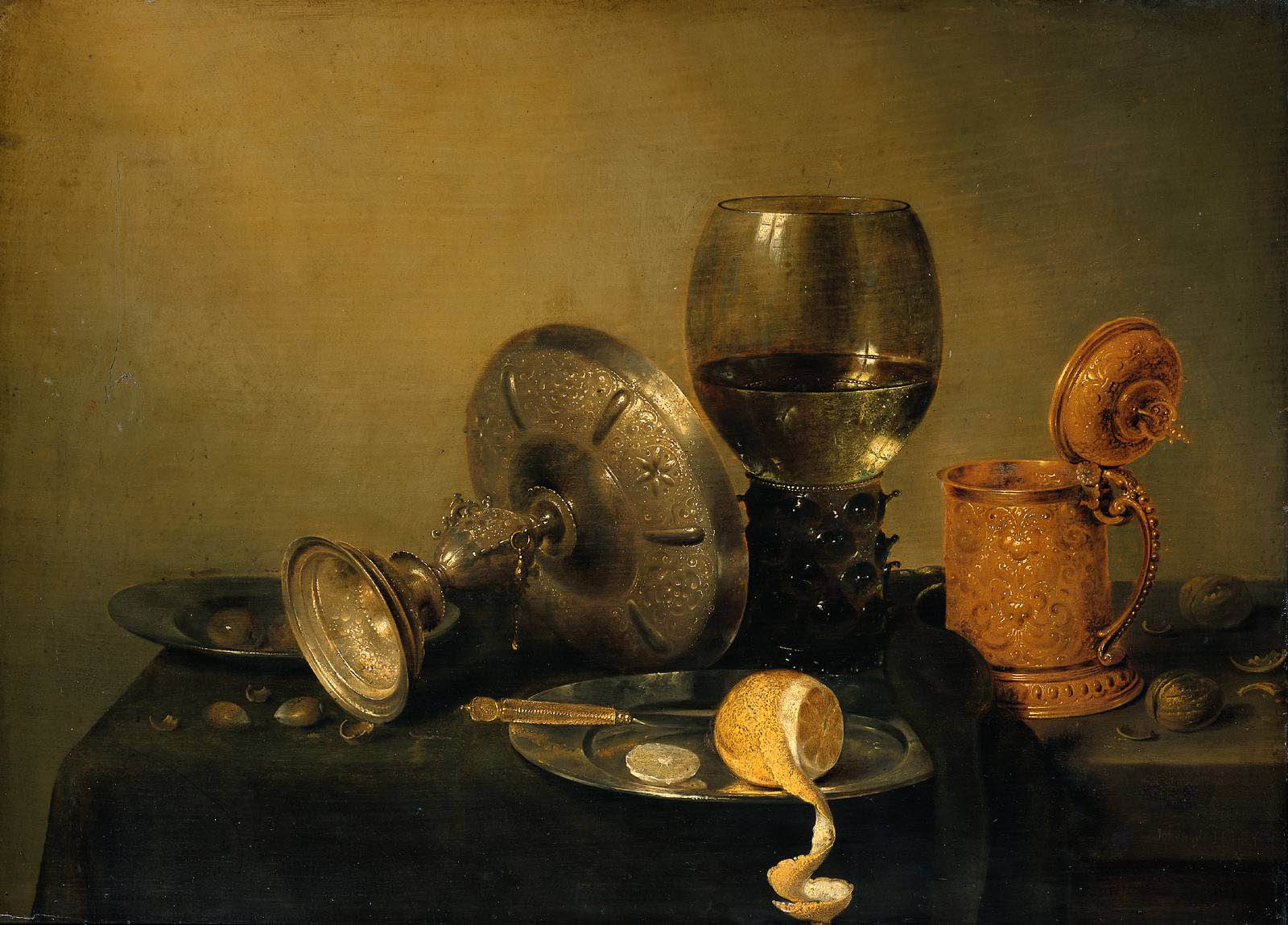 Willem Claesz Heda - Stilleben (1634) - Öl auf Holz - 45x62 cm - Rijksmuseum, Amsterdam