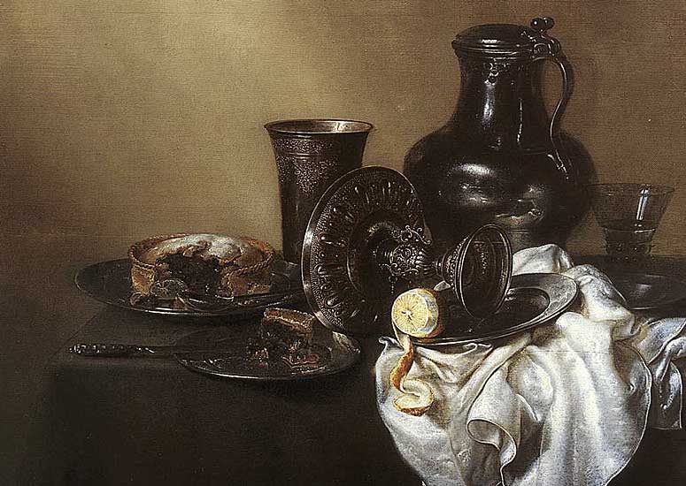 Willem Claesz Heda - Stilleben (1636) - Öl auf Holz - 59x79 cm - Frans Halsmuseum, Haarlem