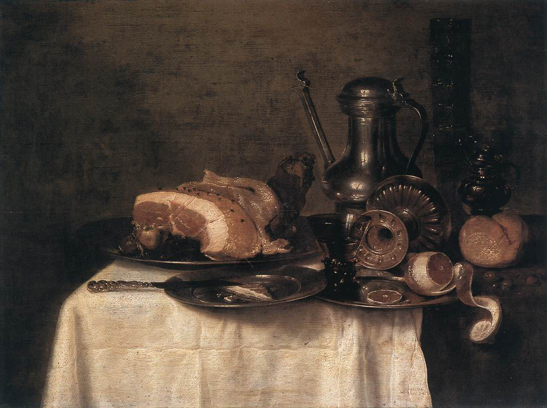 Willem Claesz Heda - Stilleben (1649) - Öl auf Holz - 60x79 cm - Museum voor Schone Kunsten, Ghent