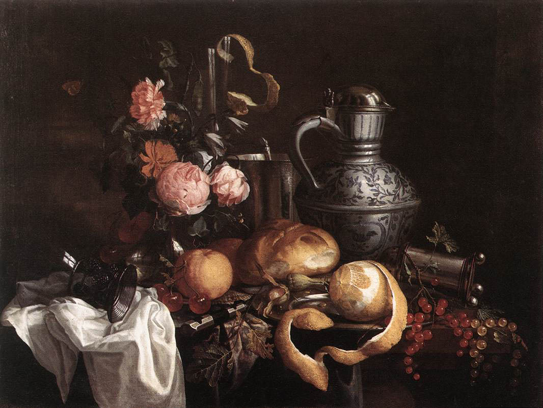 Jan Davidsz Heem - Stilleben (undatiert) - Öl auf Leinwand - 47x61 cm - Kunstmuseum St. Gallen