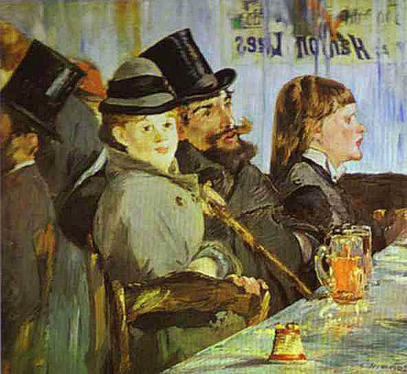 Manet_At_the_Cafe