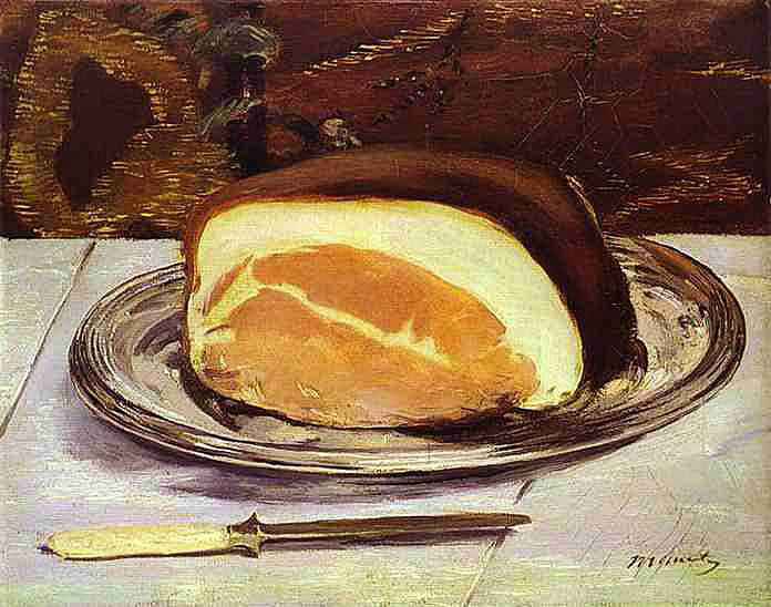 Edouard Manet - Der Schinken (1880) - Öl auf Leinwand - Glasgow Museums and Art Galleries