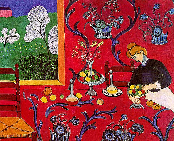 Henri Matisse - Harmonie in Rot (1908) - Öl auf Leinwand - L'Hermitage, St. Petersburg