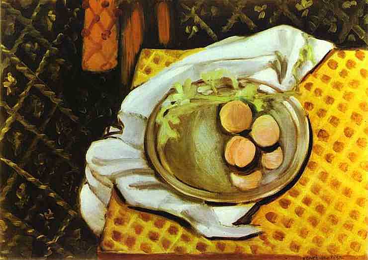 Henri Matisse - Pfirsiche (1920) - Öl auf Leinwand - Private Sammlung