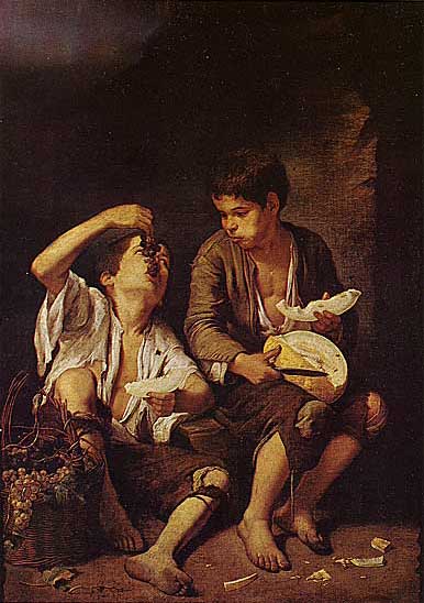 Bartolomé Estéban Murillo: Die Melonen- und Traubenesser (um 1650-60)