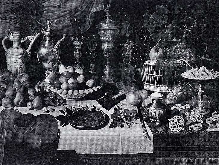 Clara Peeters - Dessertstilleben (1597) - Öl auf Eiche - 94x123 cm - Alte Pinakothek, Muenchen