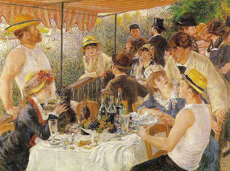 Pierre-Auguste Renoir - Le déjeuner des canotiers (1881) - Öl auf Leinwand - 130x173 cm - Phillips Memorial Gallery, Washington