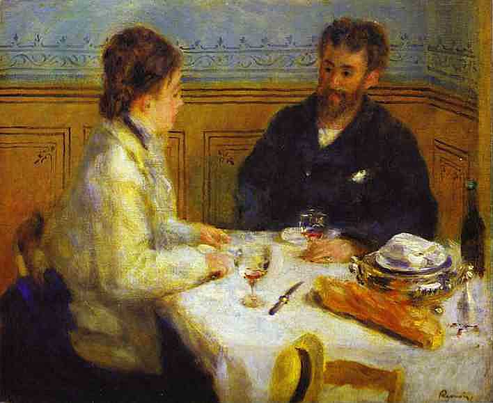 Pierre-Auguste Renoir - Das Mittagessen (ca. 1879) - Öl auf Leinwand - Barnes Foundation, Lincoln University, Merion (USA)