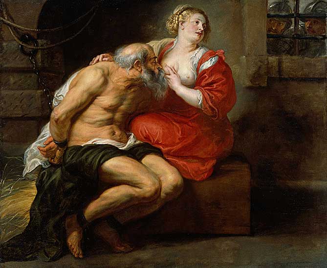 Petrus Paulus Rubens - Cimon and Pero - 1630 - Oil on Canvas - 155x190 cm - Rijksmuseum, Amsterdam