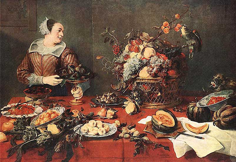 Frans Snyders - Der Fruchtkorb - Öl auf Leinwand - 153x214 cm - Museo del Prado, Madrid