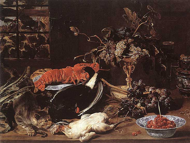 Frans Snyders - Stilleben mit Krabbe und Früchten - Öl auf Leinwand - 91x123 cm - Staatliche Museen, Berlin