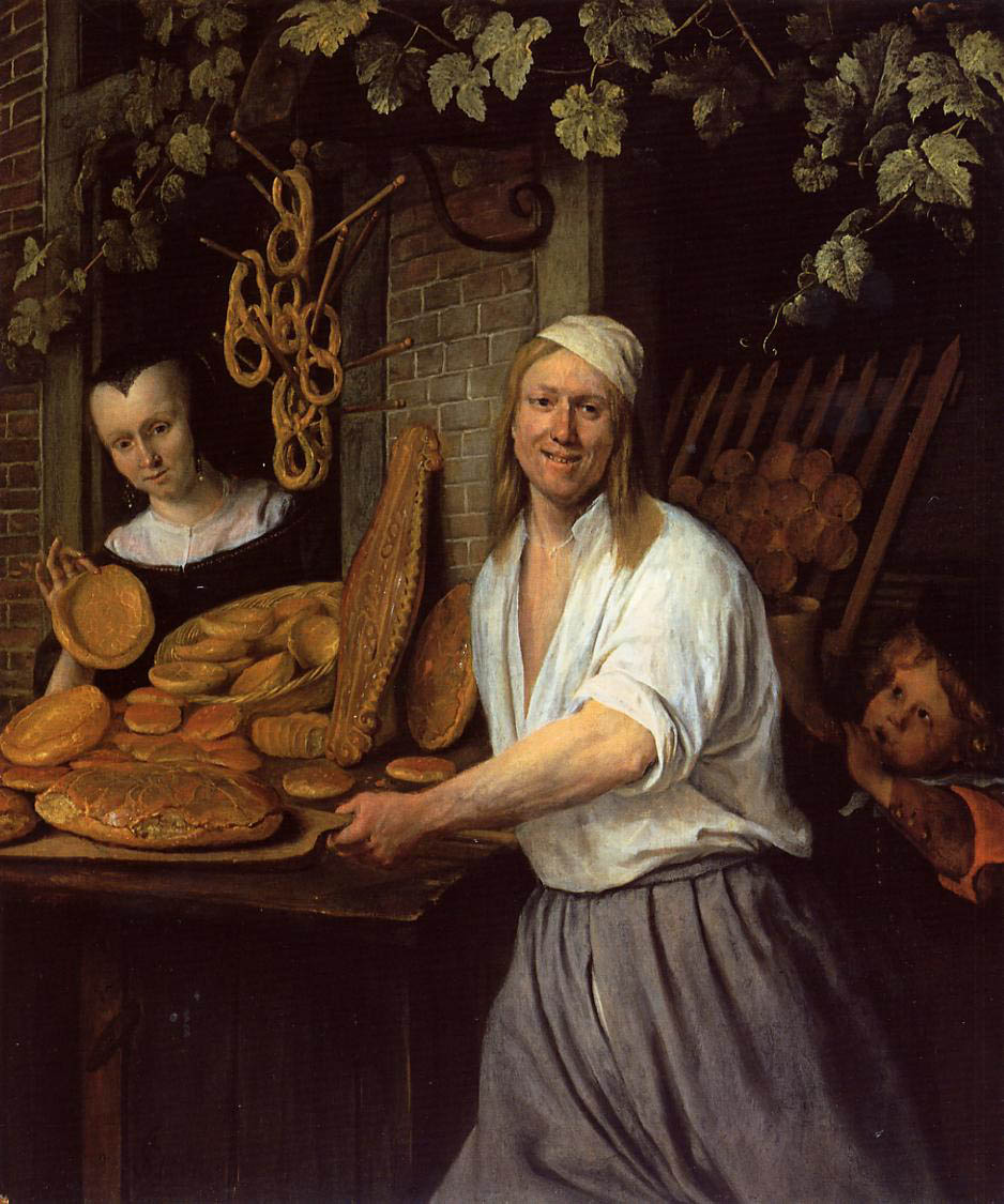 Jan Steen - The Leiden Baner Arend Oostwaert and His Wife Catharina Keyzerswaert - 1658 - Oil on Panel - Rijksmuseum, Amsterdam