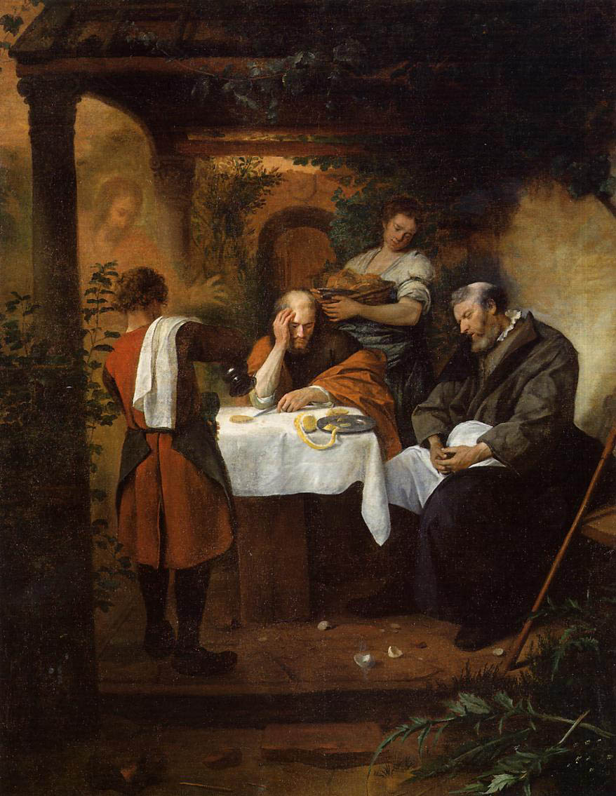 Jan Steen - The Supper at Emmaus - 1665-68 - Oil on Canvas - Rijksmuseum, Amsterdam