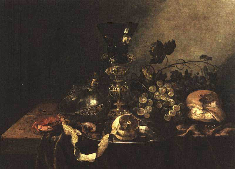 Abraham van Beyeren - Stilleben mit Früchten - Öl auf Holz - Pinakothek München