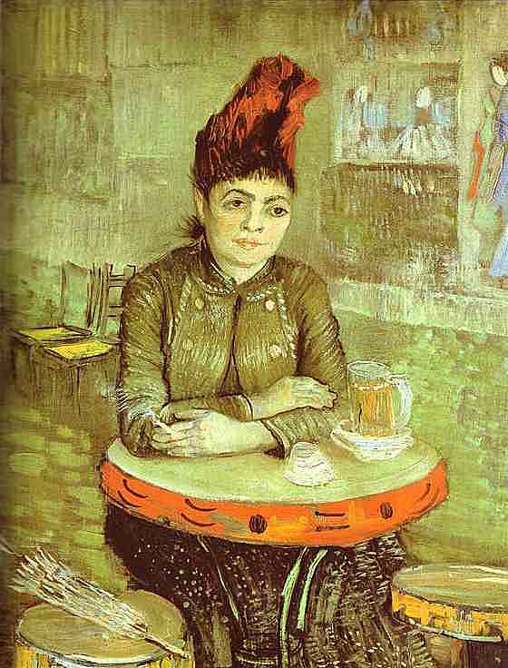 Vincent van Gogh - Agostina Segatori im Café du Tambourin (1887) - Öl auf Leinwand - Vincent van Gogh Foundation, Amsterdam