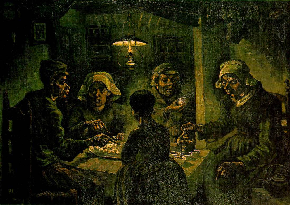 Vincent van Gogh - The Potato Eaters - 1885 - Oil on Canvas - 82x115 cm - Rijksmuseum Vincent van Gogh, Amsterdam