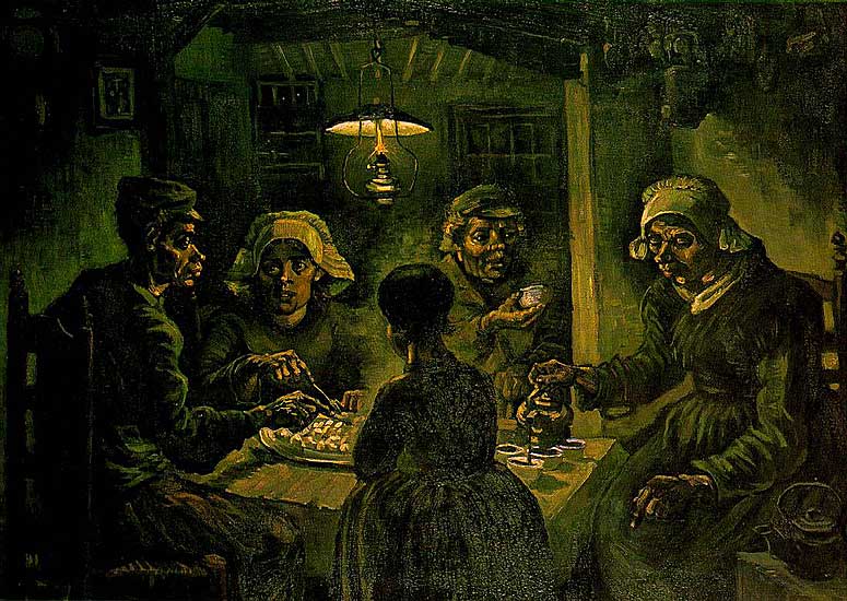 Vincent van Gogh - The Potato Eaters - 1885 - Oil on Canvas - 82x115 cm - Rijksmuseum Vincent van Gogh, Amsterdam