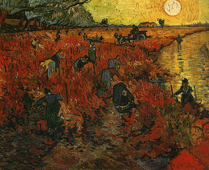 Vincent van Gogh - The Red Vineyard - 1888 - 75x93 cm