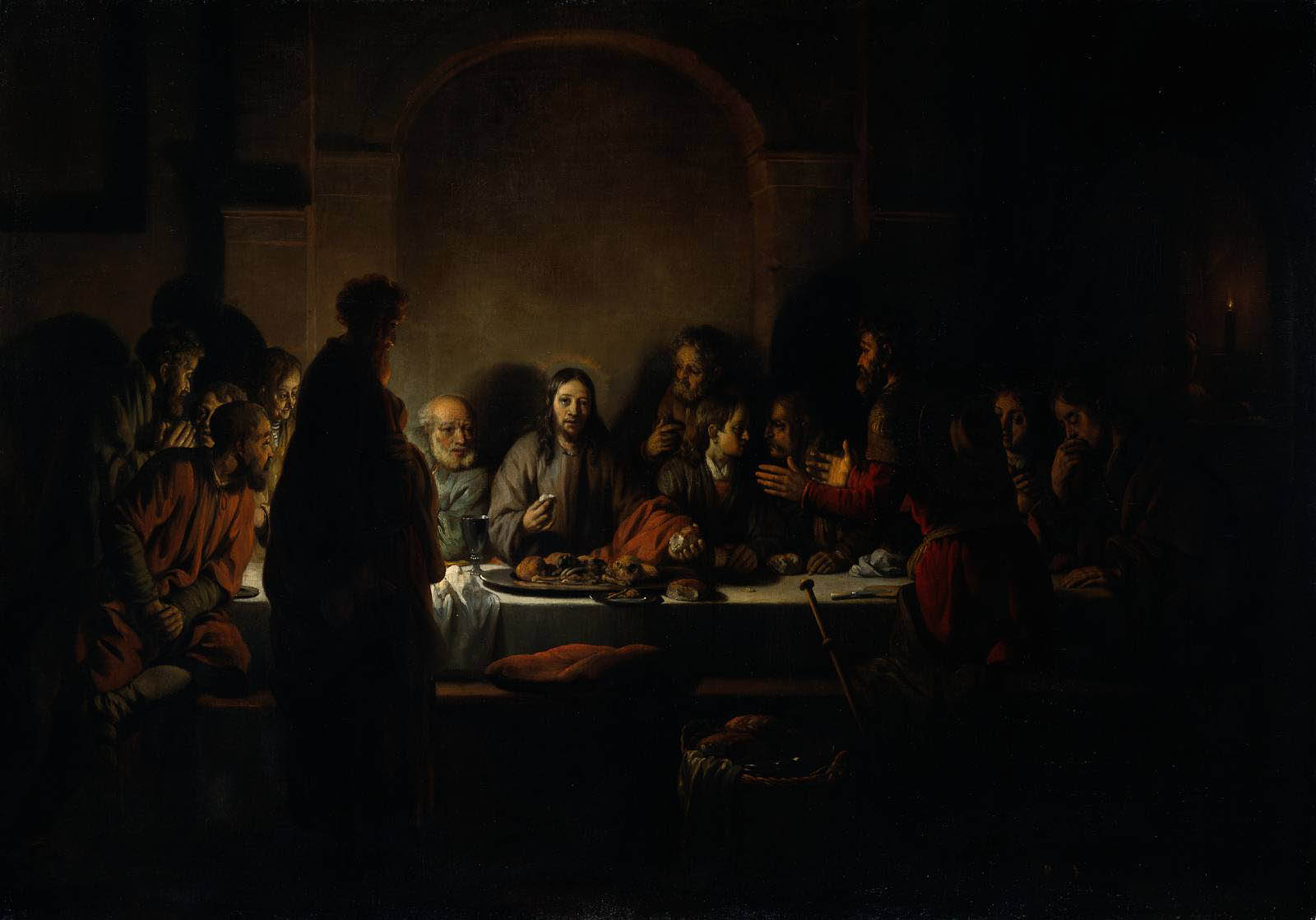 Gerbrand van den Eeckout - The Last Supper - 1664 - Oil on Canvas - 100x142 cm - Rijksmuseum Amsterdam