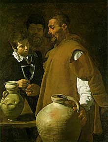 Diego Velázquez - Der Wasserverkäufer von Sevilla (Der Wasserträger) - 1623 - Öl auf Leinwand - Wellington Museum, London