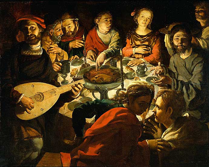 Vermeyen - Marriage at Cana -1530 - Oil on Panel - 66x84 cm - Rijksmuseum, Amsterdam