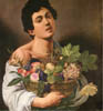 Michelangelo Caravaggio Merisi - Jüngling mit Fruchtkorb (um 1590)