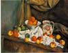 Paul Cézanne - Compotier, Pitcher, and Fruit (Nature morte) (1892-94)