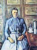 Paul Cézanne - Frau mit Kaffeekanne - 1890-95