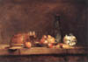 Jean-Baptiste-Siméon Chardin - Stillleben mit Olivenglas (1760)