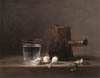 Jean-Baptiste-Siméon Chardin - Wasserglas mit Krug (ca. 1760)